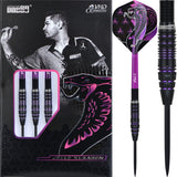 One80 Jelle Klaasen VHD Darts - Steel Tip - The Cobra - Black