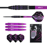 One80 Jelle Klaasen VHD Darts - Steel Tip - The Cobra - Black