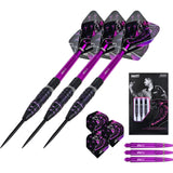One80 Jelle Klaasen VHD Darts - Steel Tip - The Cobra - Black