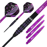 One80 Jelle Klaasen VHD Darts - Steel Tip - The Cobra - Black