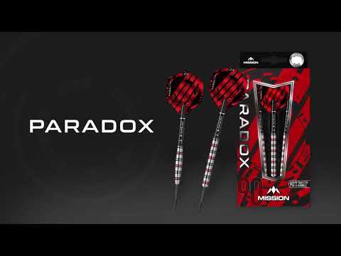 *Mission Paradox Darts - Soft Tip - Straight - M1 - Electro Black & Red