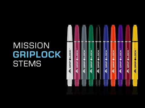 Mission GripLock Shafts - Dart Stems - Yellow