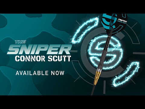 Mission Connor Scutt Darts - Soft Tip - Sniper - Black & Gold