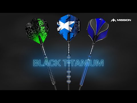 Mission Alan Soutar Darts - Steel Tip - 90% - Soots - Black Titanium