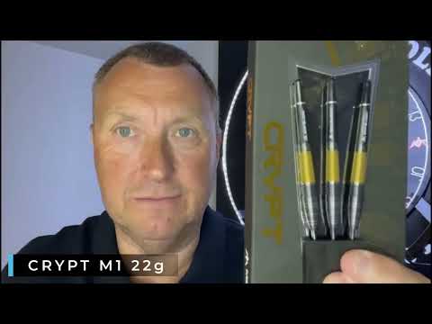 Mission Crypt Darts - Steel Tip - M1 - Black & Gold