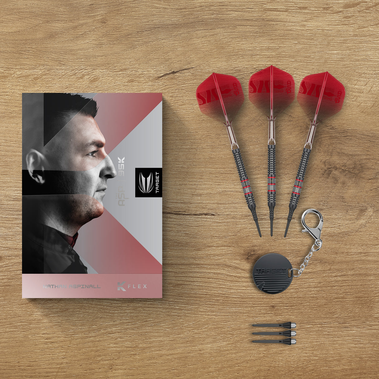 Target Nathan Aspinall Darts - Soft Tip - 95% Tungsten - 95K