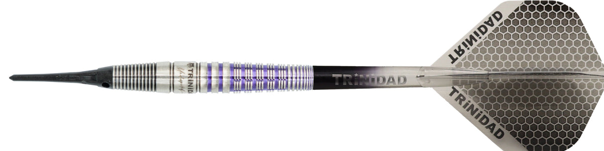 Trinidad Undisputed Darts - Soft Tip - 95% Tungsten - Romero 3 - Purple - 20g