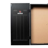 Ruthless Dartboard Cabinet - Square Design - Black