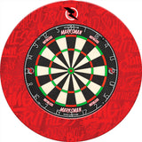 Ruthless Dartboard Surround - Professional - Graffiti Red