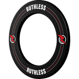 Ruthless Dartboard Surround - Professional - Printed Design - Black