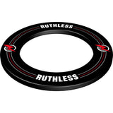 Ruthless Dartboard Surround - Professional - Printed Design - Black