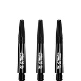 Ruthless Sting Dart Shafts - Polycarbonate - Solid Black - Black Top