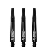 Ruthless Sting Dart Shafts - Polycarbonate - Solid Black - Black Top