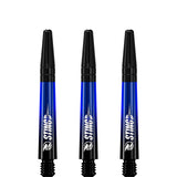 Ruthless Sting XT Dart Shafts - Polycarbonate - Gradient Black & Blue - Black Top
