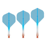 Caliburn SUP Flights - Moulded Flight & Shaft - Standard No2 - Two Tone