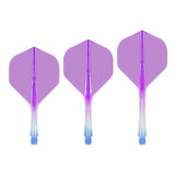 Caliburn SUP Flights - Moulded Flight & Shaft - Standard No2 - Two Tone