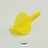 Condor AXE120 Dart Flights - Teardrop - Yellow