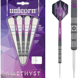 Unicorn Amethyst Darts - Steel Tip - Utech - Style 1 - Sandblasted