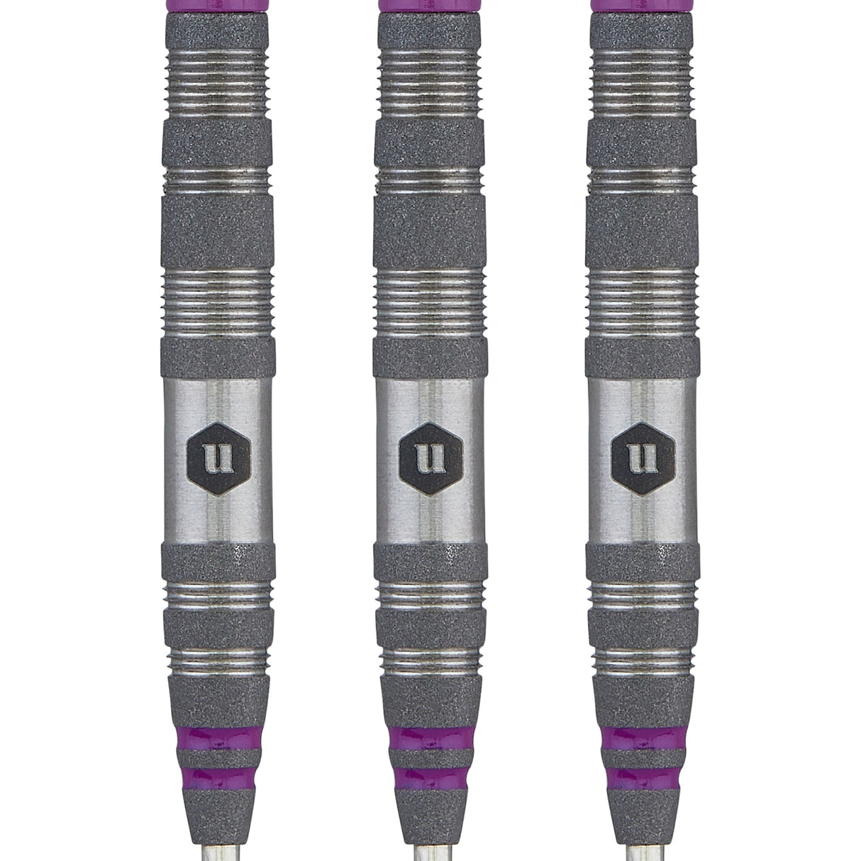 Unicorn Amethyst Darts - Steel Tip - Utech - Style 2 - Sandblasted