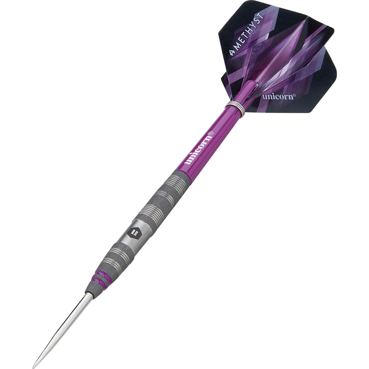 Unicorn Amethyst Darts - Steel Tip - Utech - Style 2 - Sandblasted