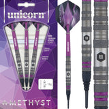 Unicorn Amethyst Darts - Soft Tip - Utech - Style 2 - Sandblasted