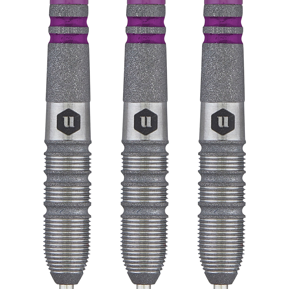 Unicorn Amethyst Darts - Steel Tip - Utech - Style 3 - Sandblasted