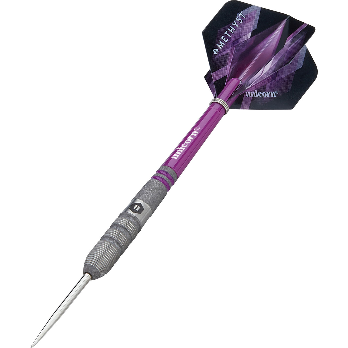 Unicorn Amethyst Darts - Steel Tip - Utech - Style 3 - Sandblasted