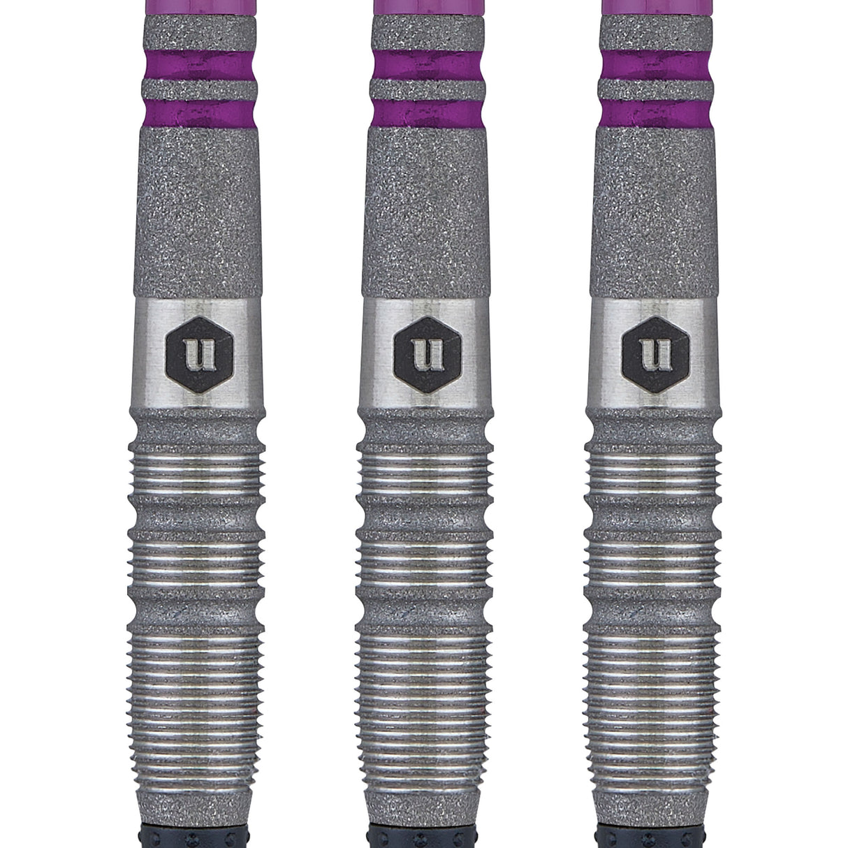 Unicorn Amethyst Darts - Soft Tip - Utech - Style 3 - Sandblasted