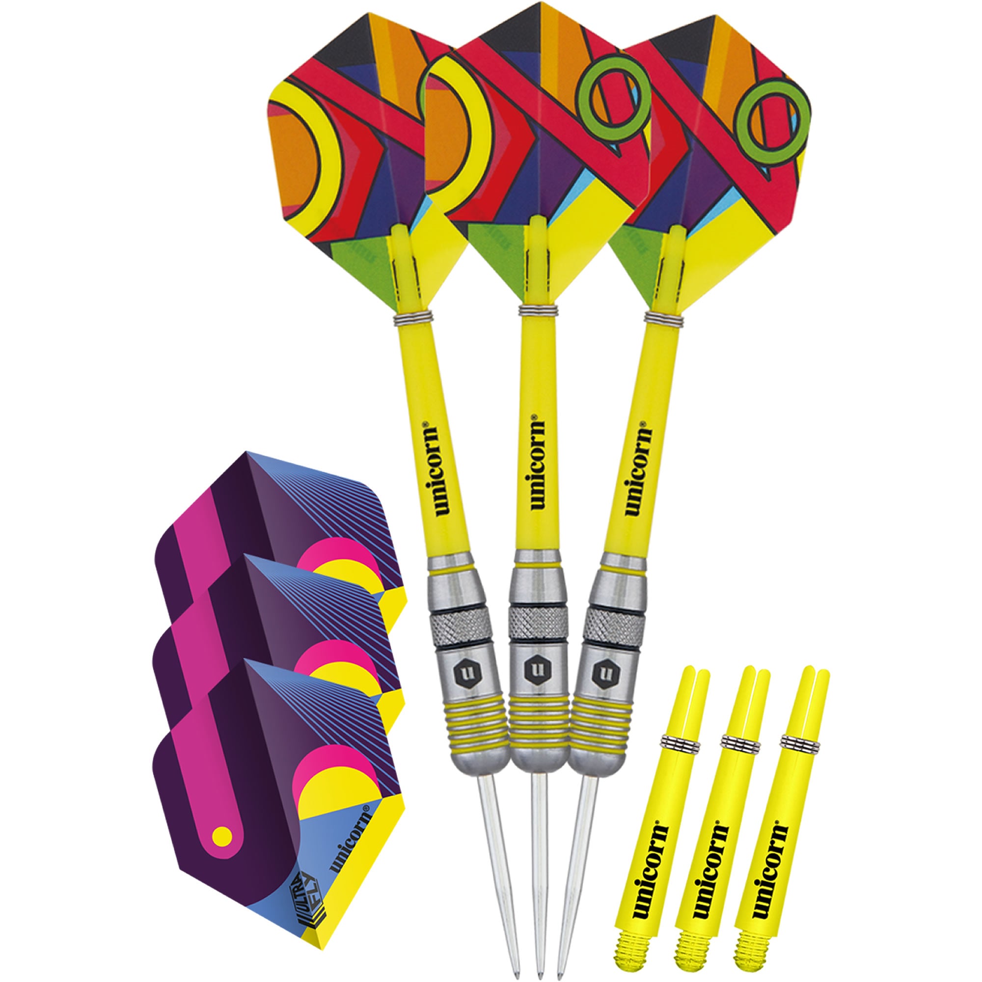 s*e様 Unicorn PHOENIX DARTSカード　限定 Unicorn Flair Darts - Steel Tip - Style 1 - Short Bomb