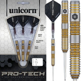 Unicorn Protech Darts - Steel Tip - Style 6 - Silver & Gold