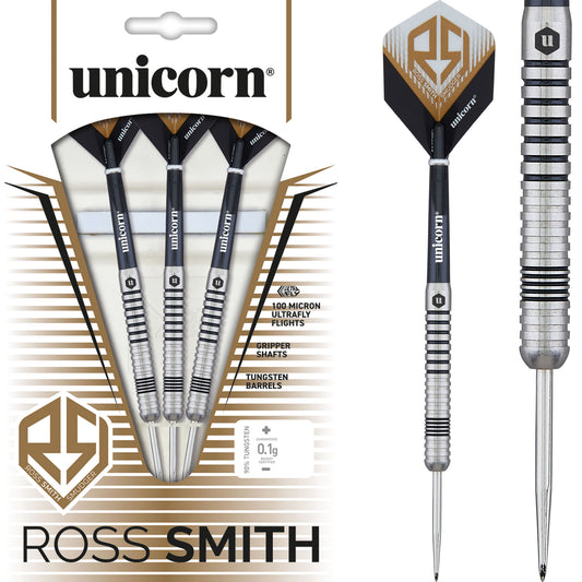 Unicorn Ross Smith Darts - Steel Tip - 80% - Smudger - Natural