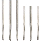 Unicorn Volute Dart Points - Steel Tip - Smooth - Silver