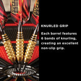 Viper Super Bee Darts - Soft Tip - Alloy - Knurled Rings - Gold