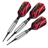 Viper Super Bee Darts - Soft Tip - Nickel Plated - Knurled Rings - Silver
