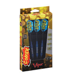 Viper Comix Darts - Soft Tip - Coated Alloy - Cut Grooves - inc Extras - Blue