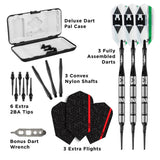 Viper Element Darts - Soft Tip - 90% - inc Extras - E2 - Twin Shark - Black Ring