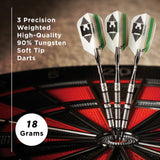 Viper Element Darts - Soft Tip - 90% - inc Extras - E2 - Twin Shark - Black Ring