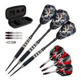 Viper Desperado Darts - Steel Tip - 80% - inc Extras - D1 - Micro Grip - Black