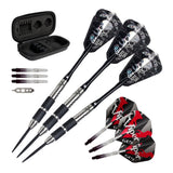 Viper Desperado Darts - Steel Tip - 80% - inc Extras - D2 - Knurl Grip - Black