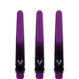 Viper Viperlock Aluminium Dart Shafts - inc O-Rings and Locking Pin - Black & Purple