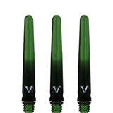 Viper Viperlock Aluminium Dart Shafts - inc O-Rings and Locking Pin - Black & Green