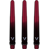 Viper Viperlock Aluminium Dart Shafts - inc O-Rings and Locking Pin - Black & Red