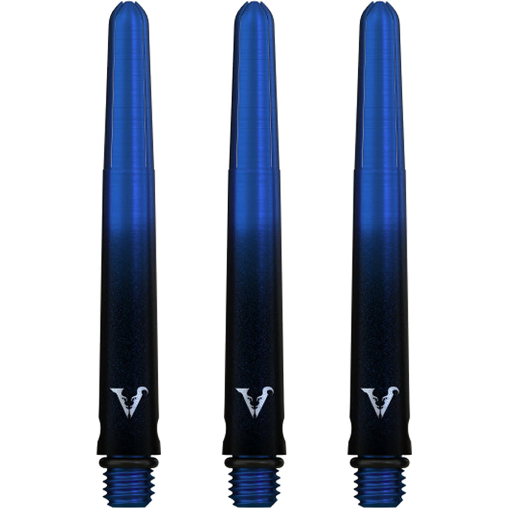 Viper Viperlock Aluminium Dart Shafts - inc O-Rings and Locking Pin - Black & Blue
