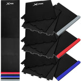 XQMax Puzzle Dart Mat - 4 Piece Jigsaw Design - Black - Includes Raised Oche