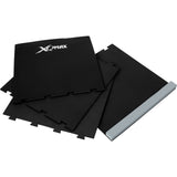 XQMax Puzzle Dart Mat - 4 Piece Jigsaw Design - Black - Includes Raised Oche