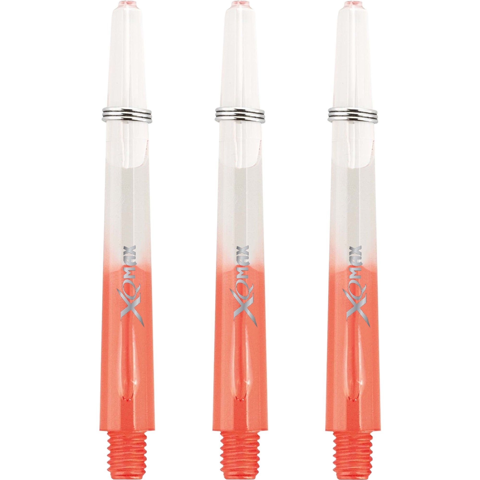 XQMax Gradient Polycarbonate Dart Shafts - with Logo - includes Spring