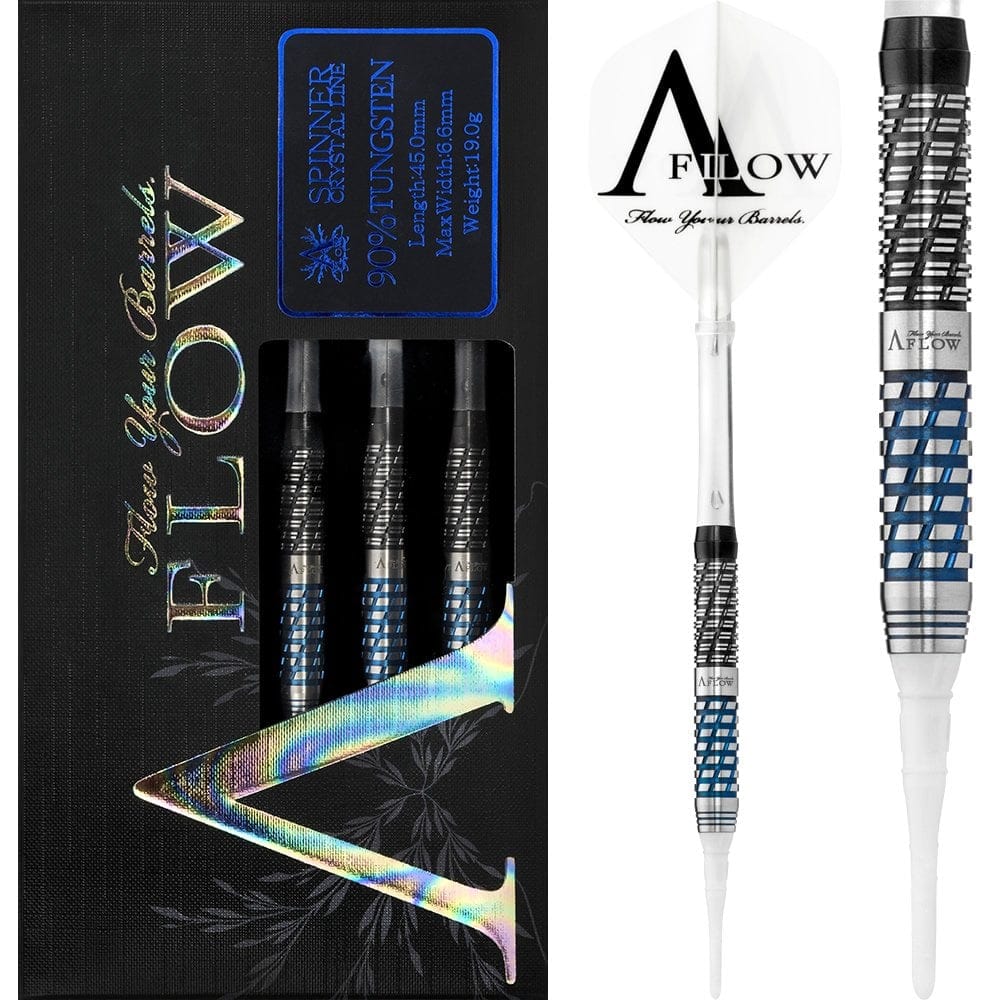 Dynasty Darts - Crystal Line - A Flow - Soft Tip - Spinner 21g