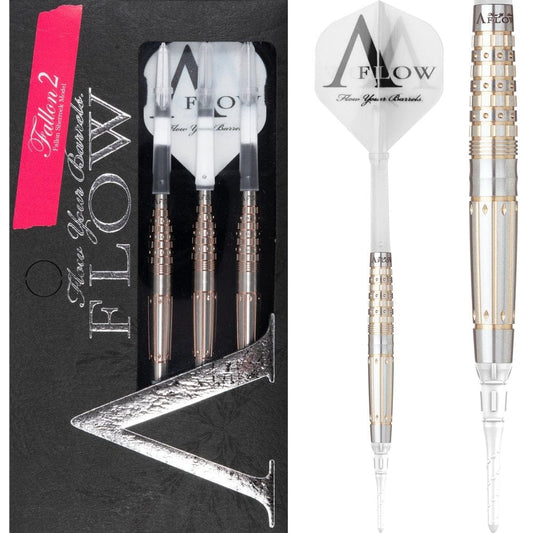 Dynasty Darts - Soft Tip Darts - Black Line CT - Fallon Sherrock - Pink Gold - Fallon 2 22g