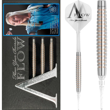 Dynasty Darts - Soft Tip Darts - Black Line CT - Fallon Sherrock - Pink Gold - Fallon 3 23g