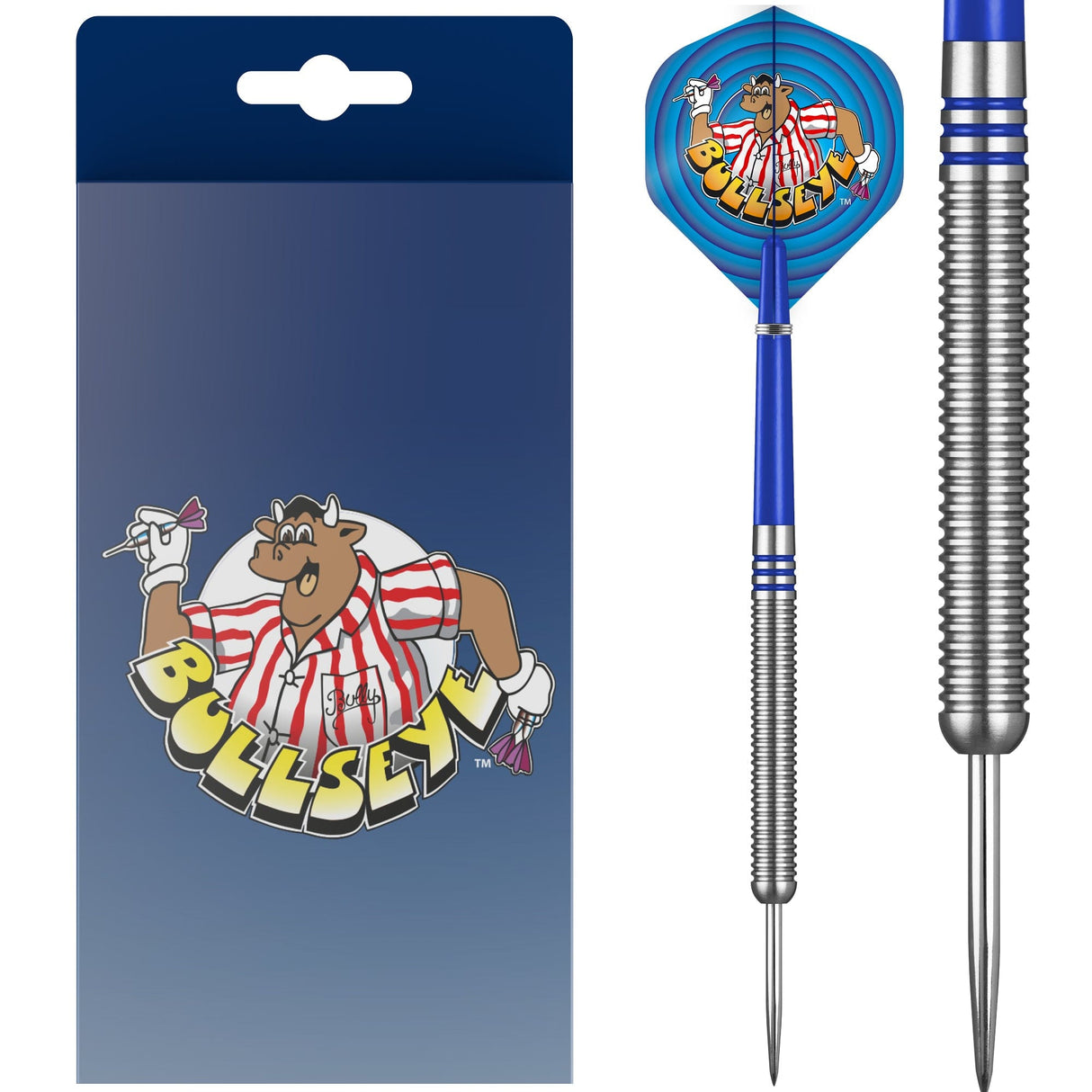 Bullseye Darts - Steel Tip Tungsten - Bullly Design - 24g 24g